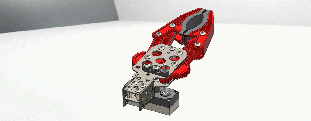 可以3D打印的机器人抓手末端执行器